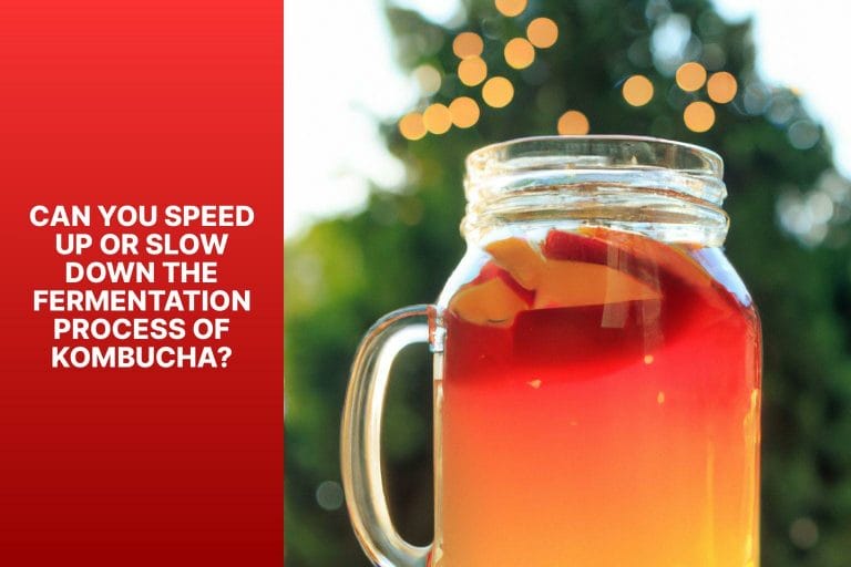 Can You Speed Up or Slow Down the Fermentation Process of Kombucha? - how long does kombucha take to ferment 