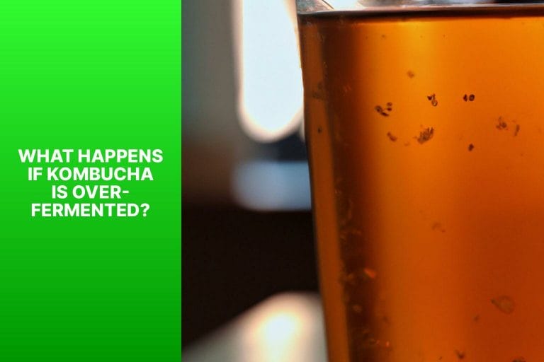 What Happens If Kombucha Is Over-Fermented? - how long does kombucha take to ferment 