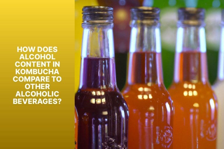How Does Alcohol Content in Kombucha Compare to Other Alcoholic Beverages? - how many kombucha to get drunk 