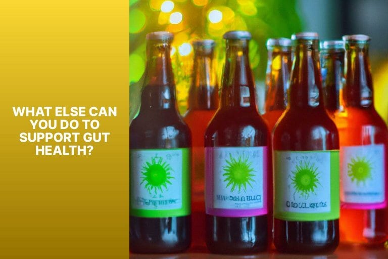 What Else Can You Do to Support Gut Health? - how often should you drink kombucha for gut health 